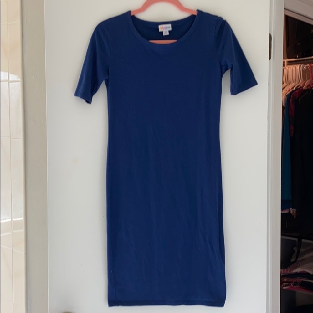 LuLaRoe XS blue dress